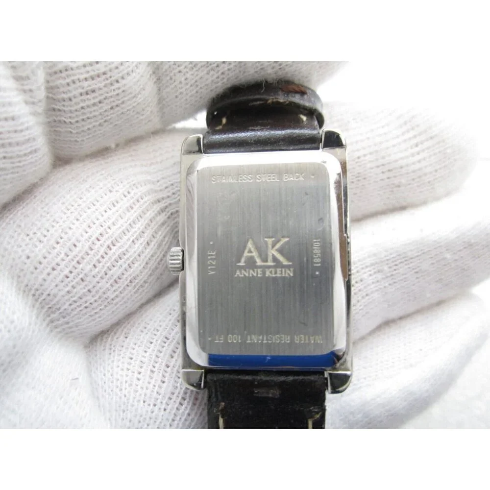 Women Anne Klein AK Quartz WR Analog 20 mm Tank Style Watch (H575) 